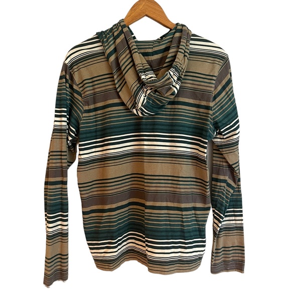 Volcom Khaki Gwinn Hooded Long Sleeve Shirt - Picture 4 of 4